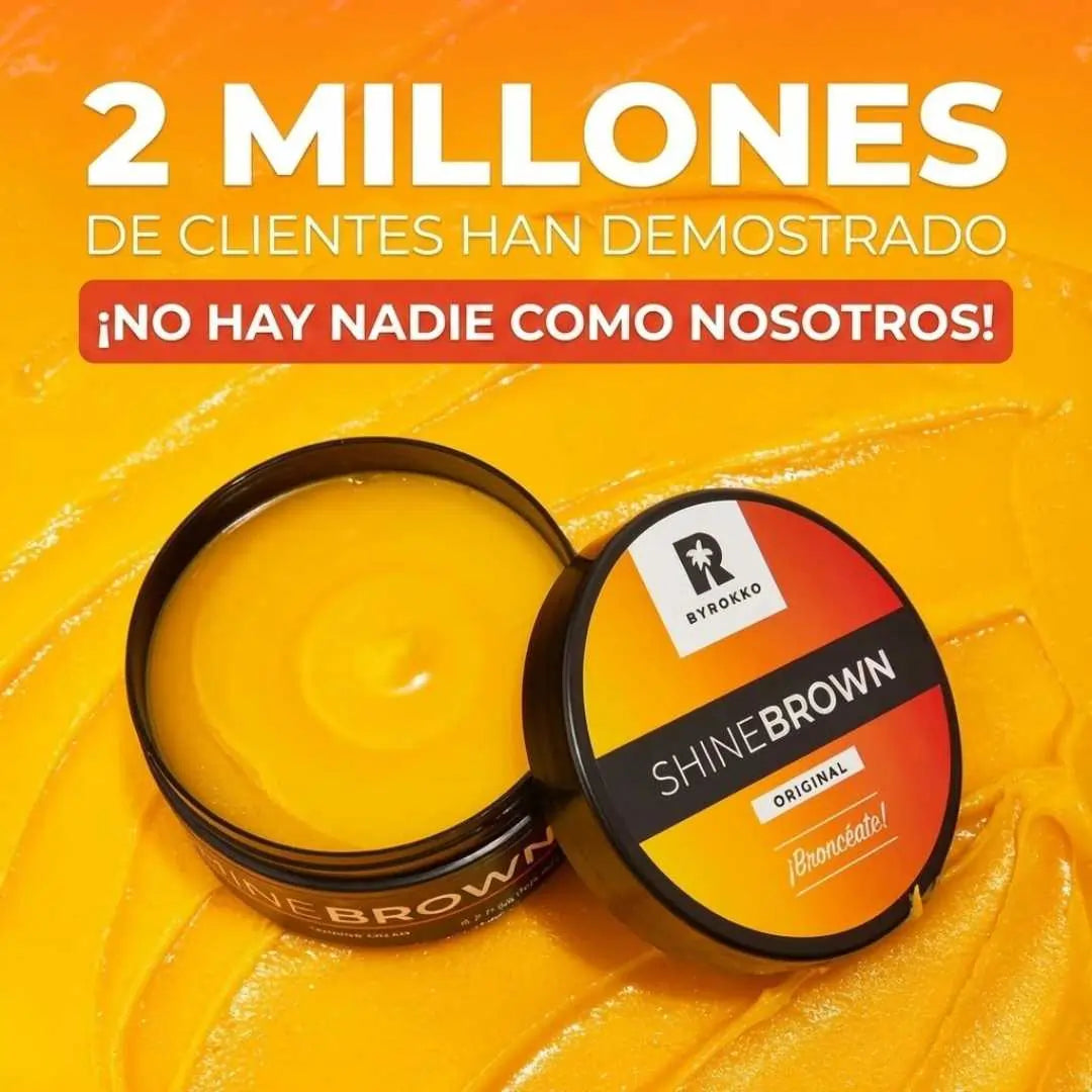 Crema Bronceadora Shine Brown